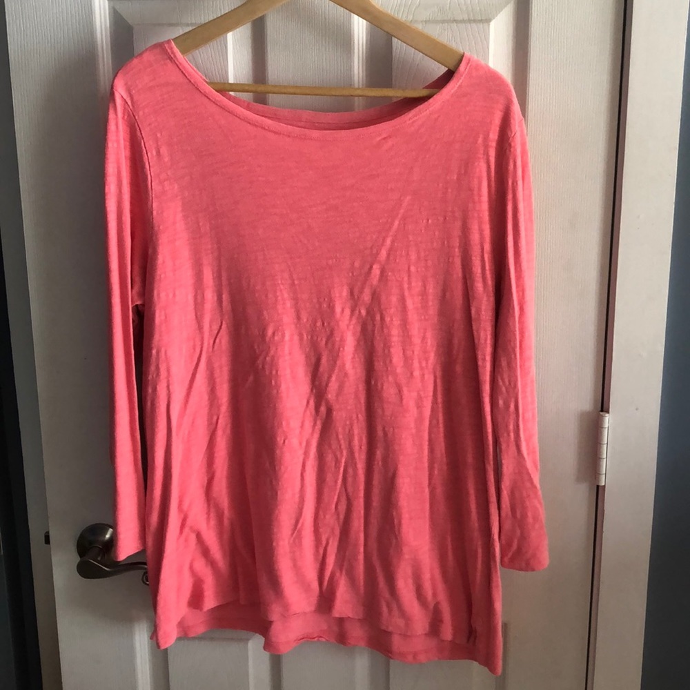 Pink old navy 3/4 sleeved shirt
